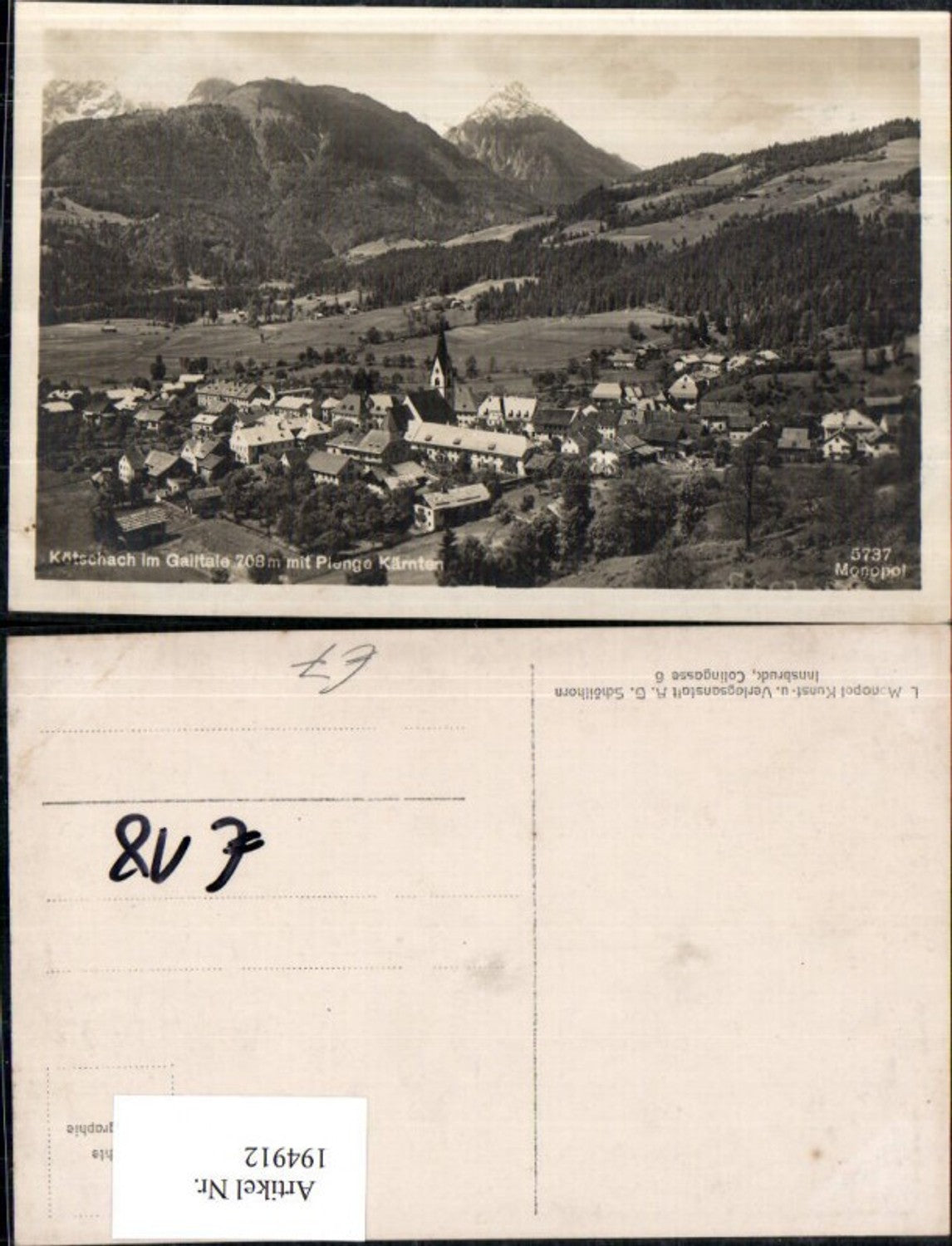 Alte Ansichtskarte – Old Postcard