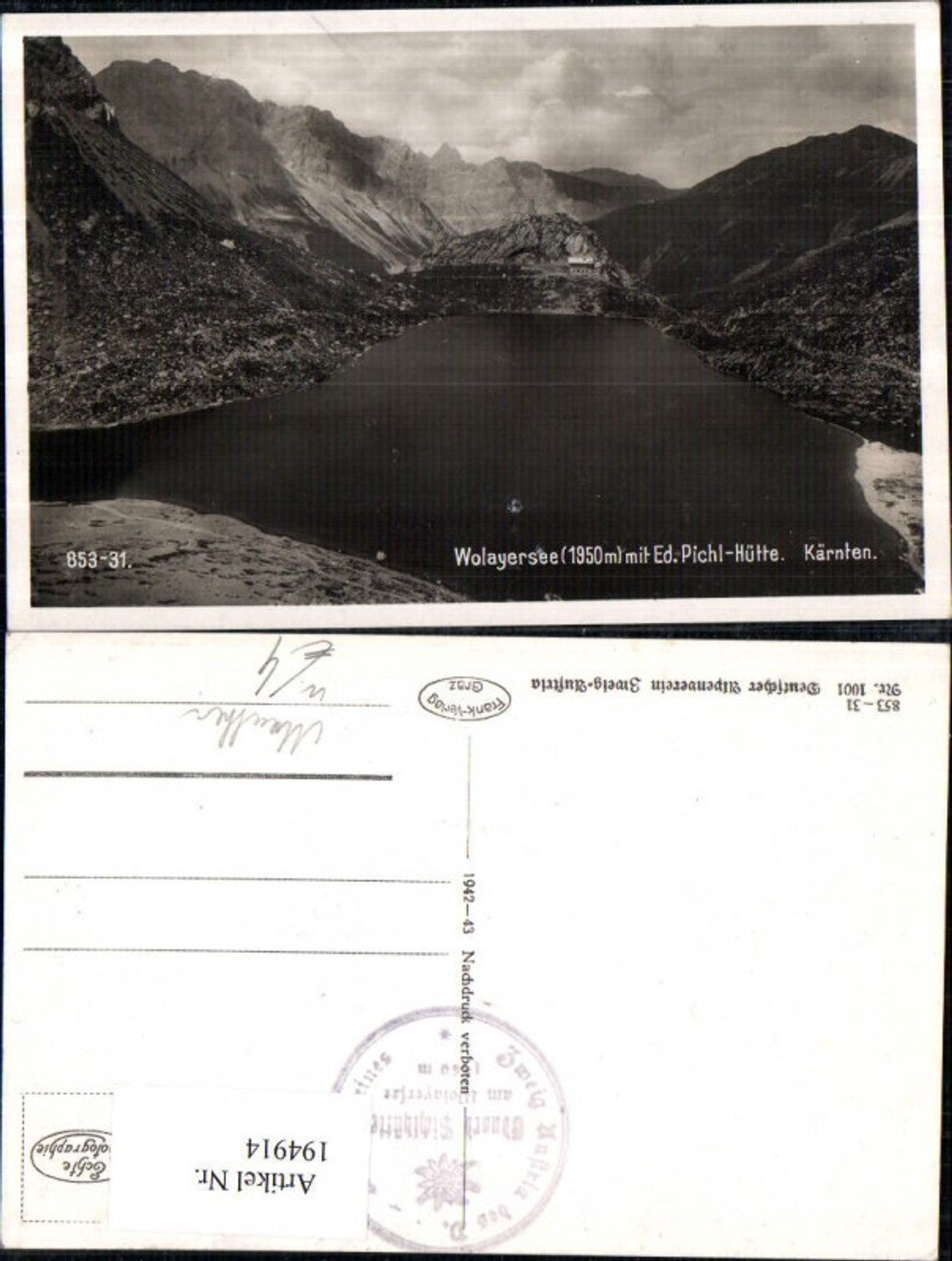 Alte Ansichtskarte – Old Postcard