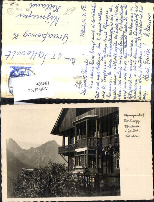 Alte Ansichtskarte – Old Postcard