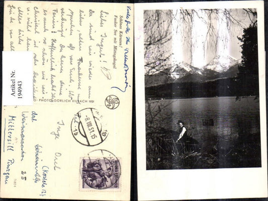 194943,Faaker See m. Mittagskogel Partie b. Villach