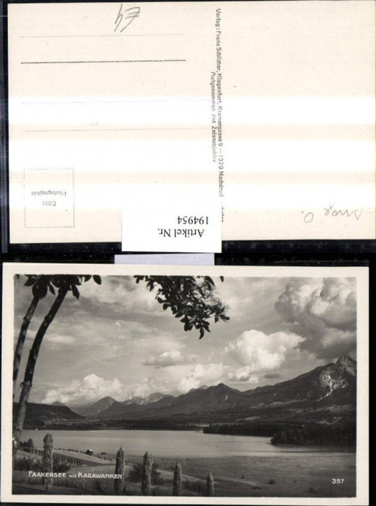 194954,Faakersee See m. Karawanken