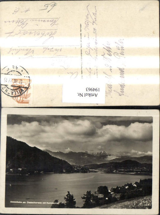 194963,Annenheim am Ossiachersee See m. Karawanken