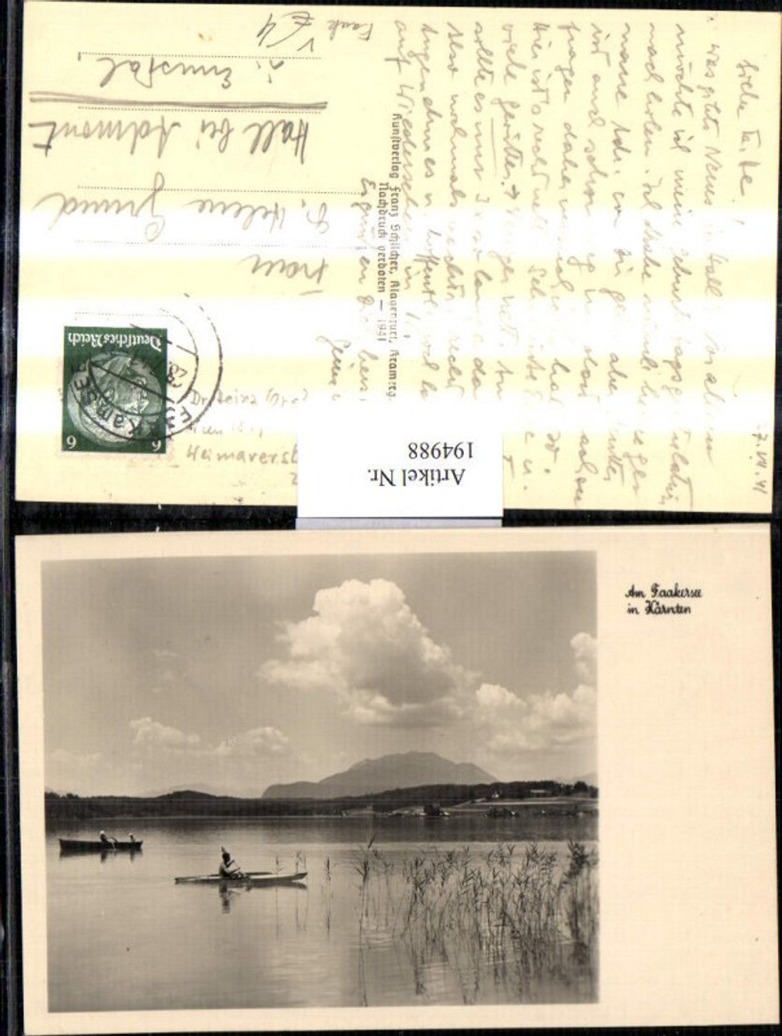 194988,Am Faakersee See b. Faak in Kärnten Partie pub Franz Schilcher