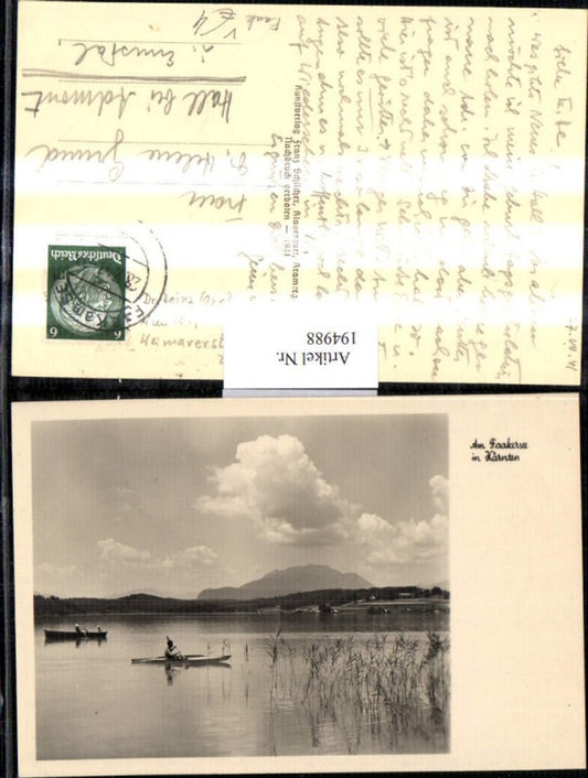 194988,Am Faakersee See b. Faak in Kärnten Partie pub Franz Schilcher