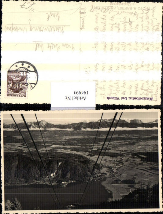 194993,Kanzelbahn b. Villach Annenheim am Ossiachersee Seilschwebebahn