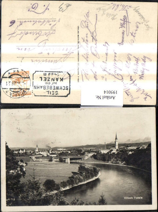 195014,Villach Teilansicht Brücke