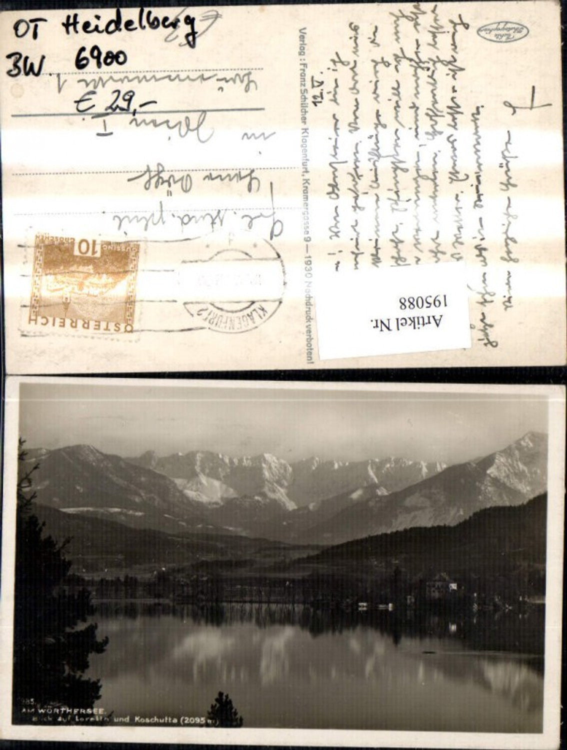Alte Ansichtskarte – Old Postcard