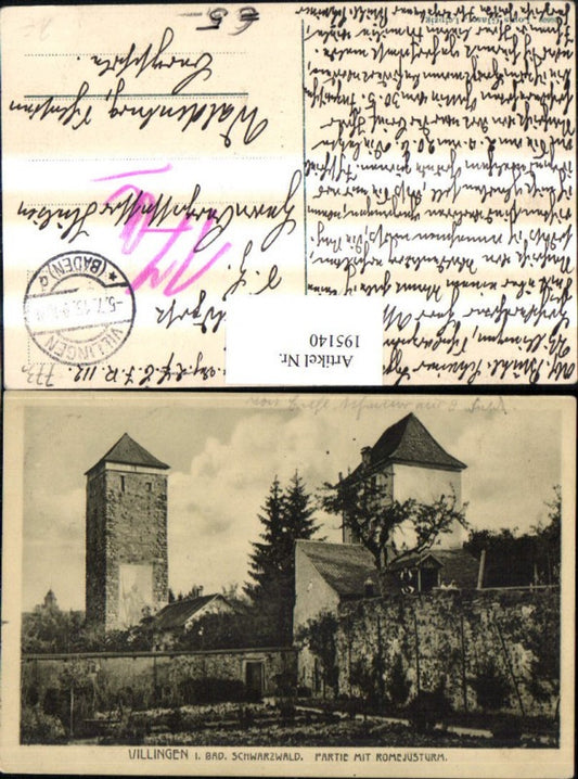 195140, Villingen in the Black Forest, part of the Romejus Tower