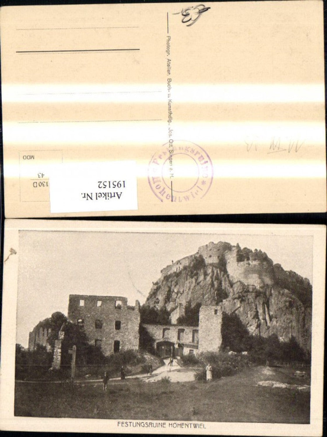 195152,Festungsruine Ruine Hohentwiel b. Hegau