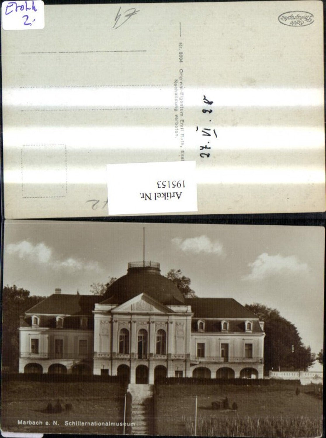 195153,Marbach am Neckar Schillernationalmuseum Museum