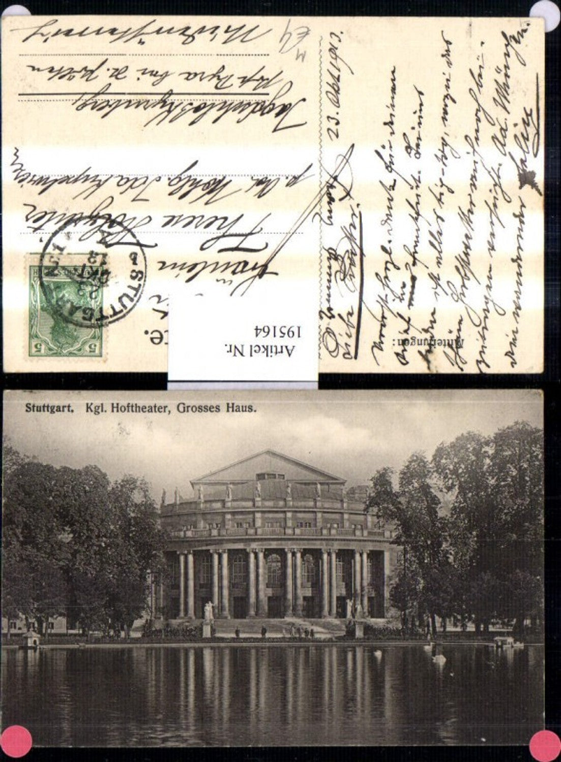 195164,Stuttgart Königliches Hoftheater Grosses Haus
