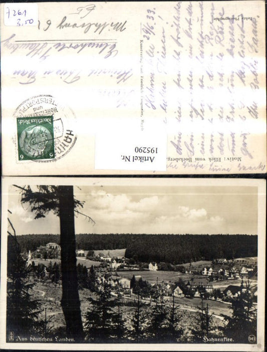 195290,Hahnenklee Goslar Motiv Blick v. Blocksberg
