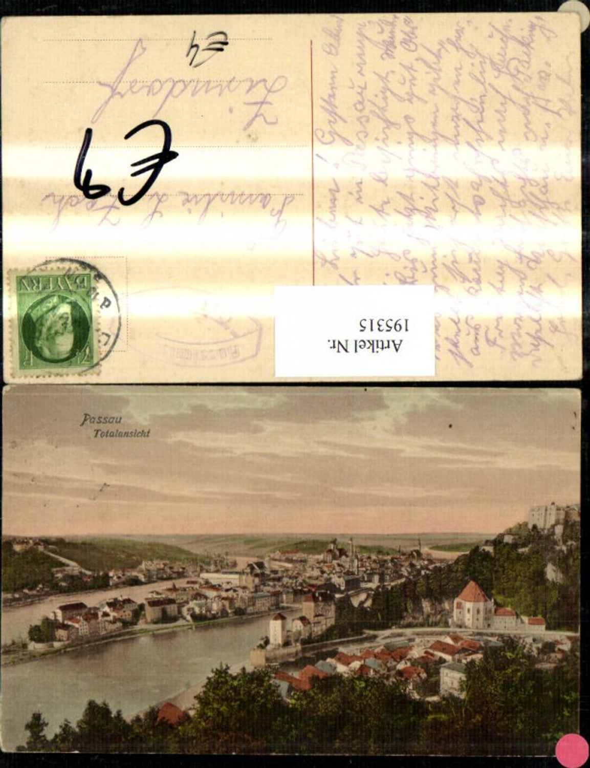 195315,Passau Totalansicht