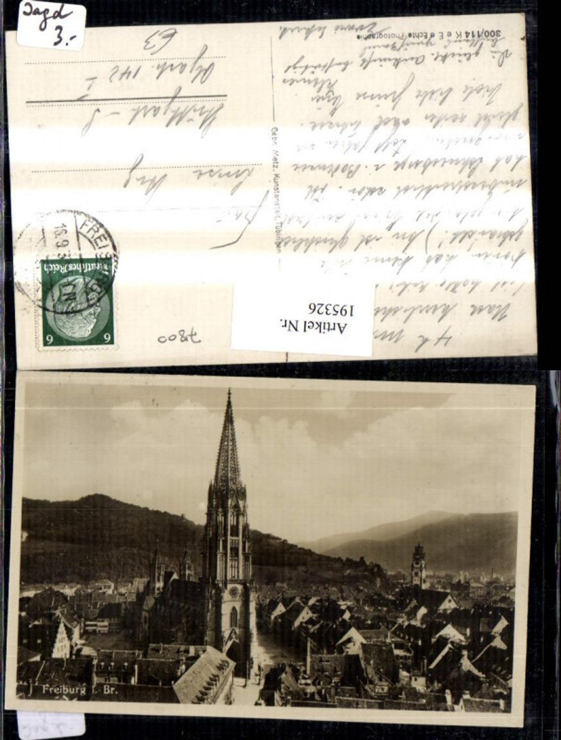 195326,Freiburg i. Breisgau Foto Ak Kirche