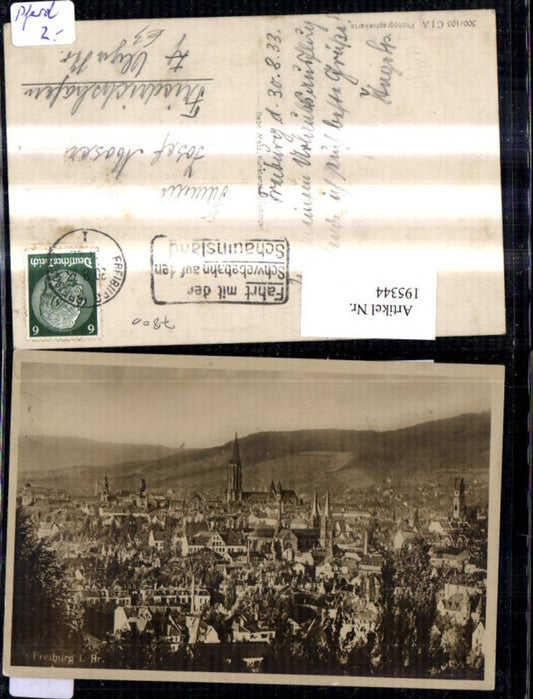 195344, Freiburg im Breisgau, partial view with the Minster Church