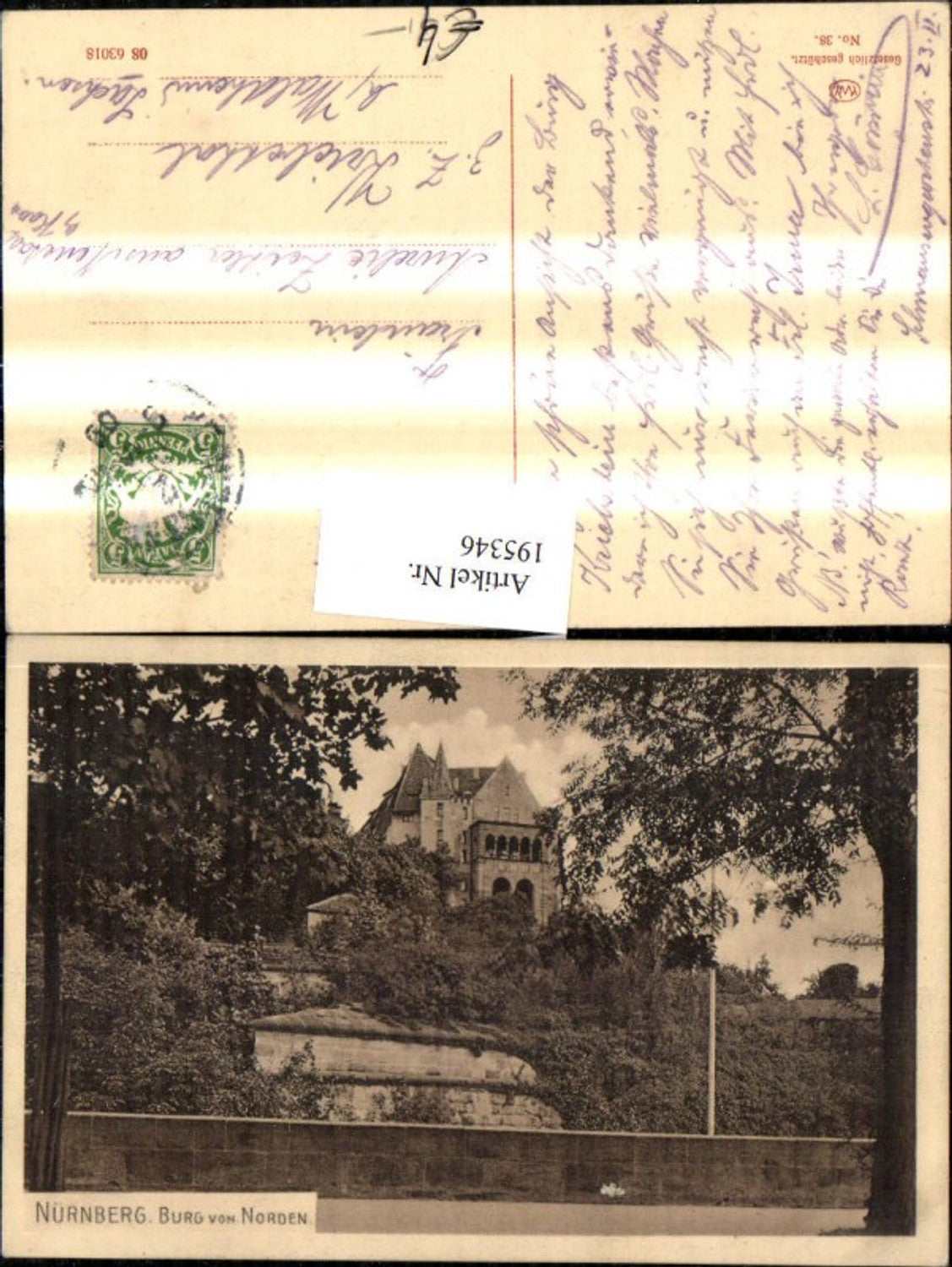 195346,Nürnberg Burg v. Norden