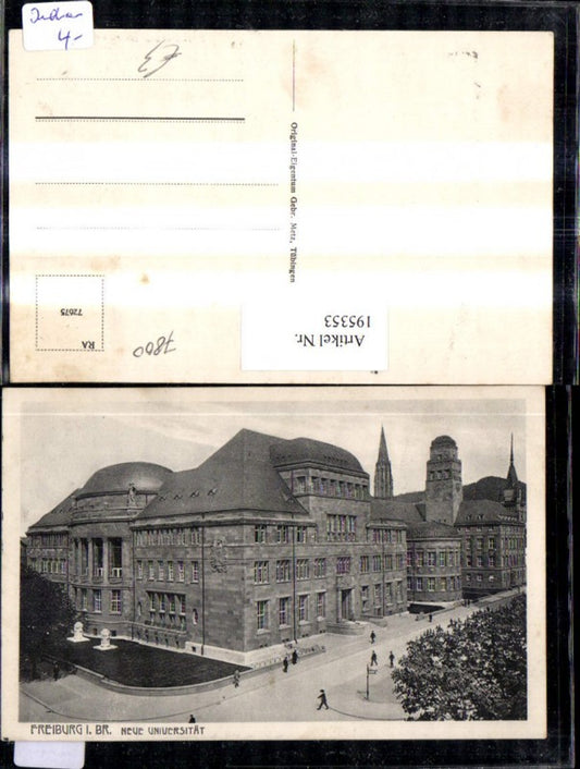 195353, Freiburg im Breisgau New University