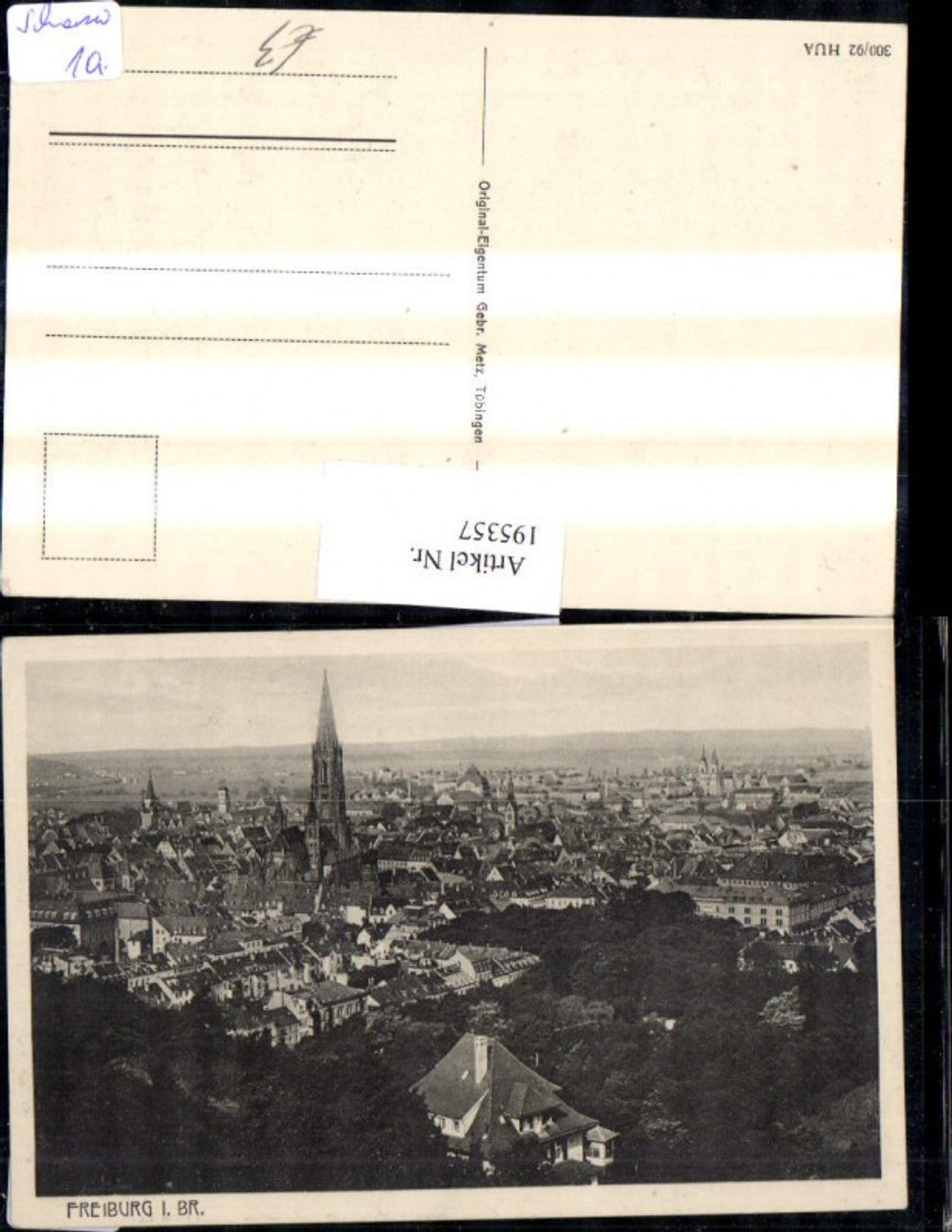 195357,Freiburg i. BreisgauTeilansicht m. Münster Kirche