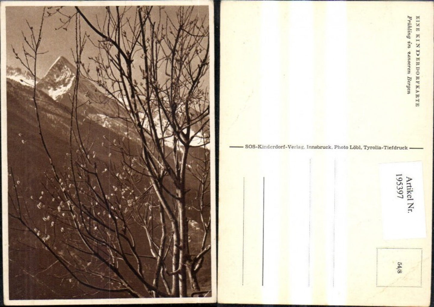 195397,SOS Kinderdorf 54/8 Frühling i. unseren Bergen