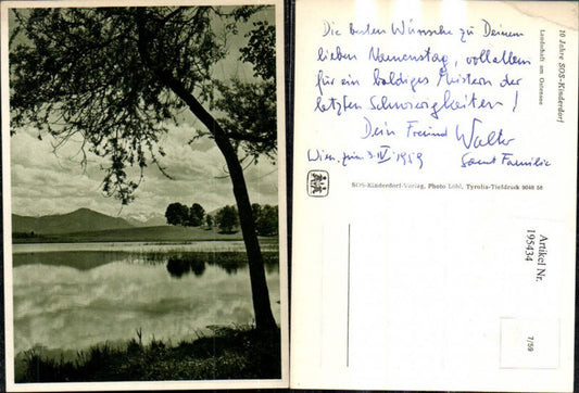 195434,SOS Kinderdorf 7/59 10 Jahre SOS Kinderdorf Landschaft a. Ostensee