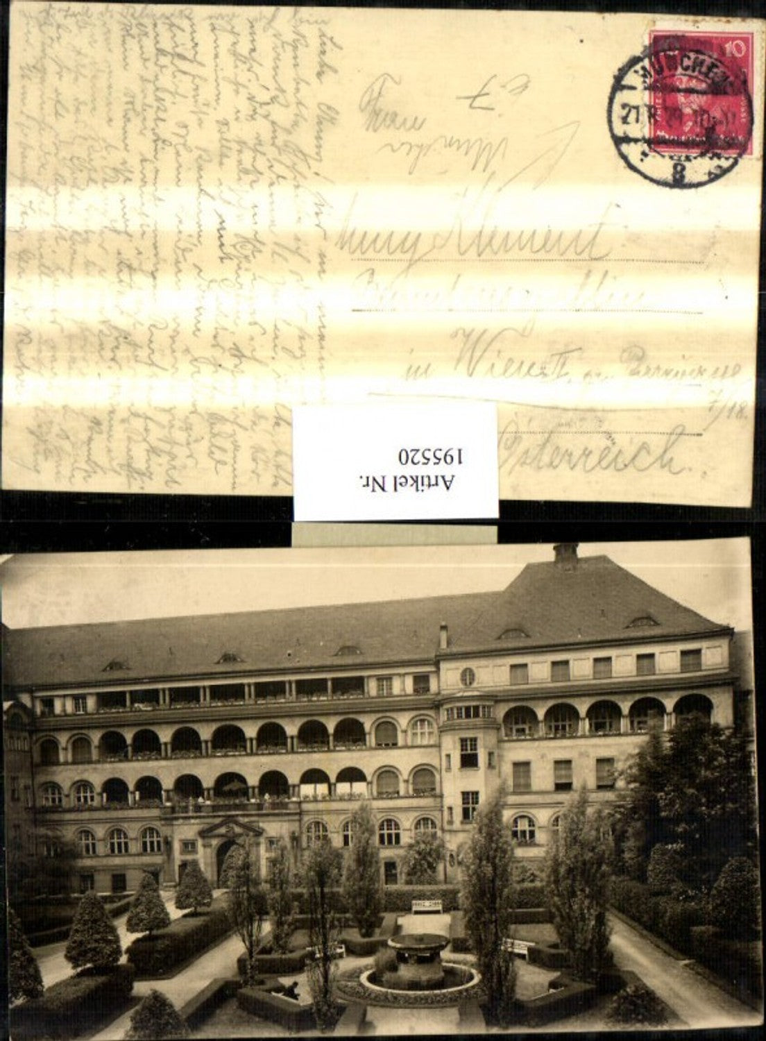195520,München Umgebung Schloss Ansicht Arkaden Schlosspark