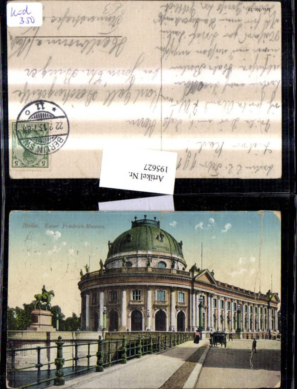 195627,Berlin Kaiser Friedrich-Museum Straßenansicht Brücke