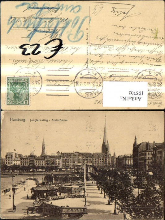 195702,Hamburg Jungfernstieg Alsterdamm