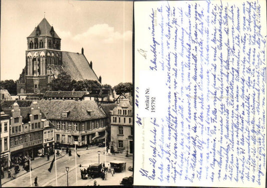 195792,Greifswald Blick a. d. Marienkirche Kirche