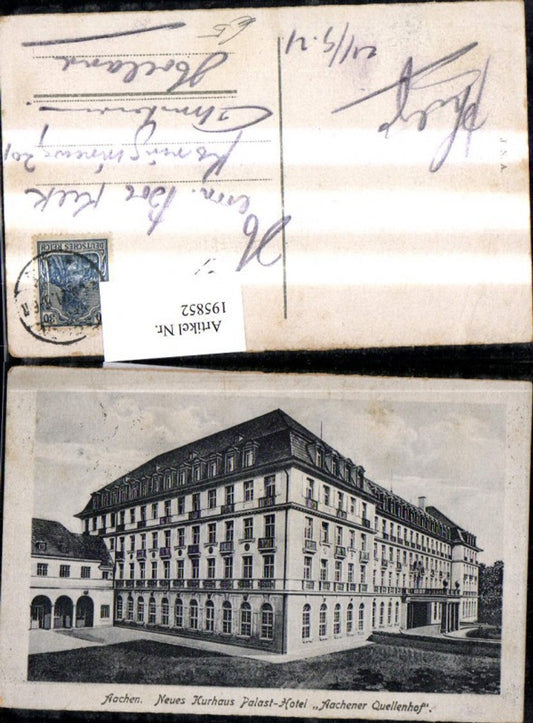 195852,Aachen Neues Kurhaus Palast Hotel Aachener Quellenhof