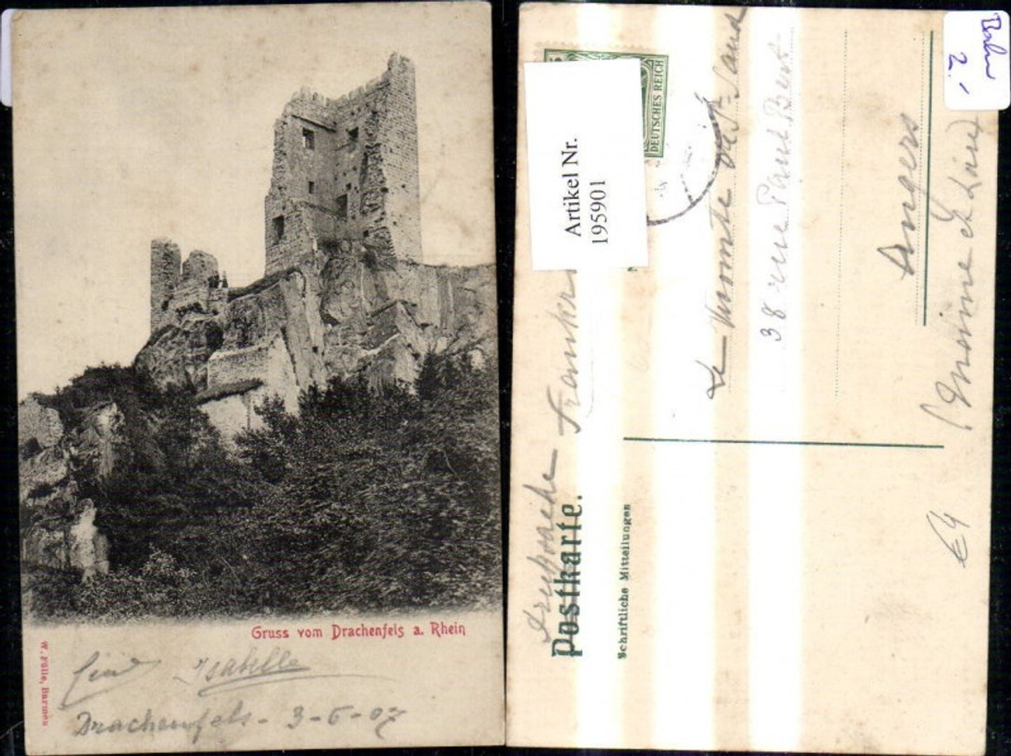 195901,Drachenfeld a. Rhein b. Königswinter