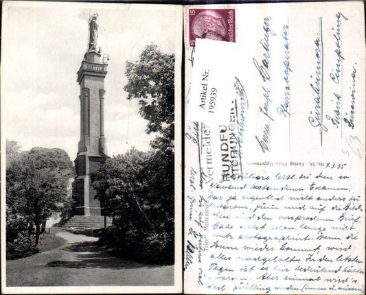 195939,Trier Mariensäule Säule Stempel Vermeidet Runkfunkstörungen