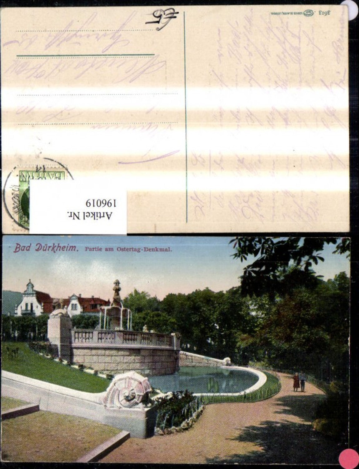 196019,Bad Dürkheim Partie a. Ostertag Denkmal