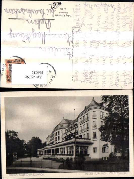 196031,Kreuznach Neues Kurhaus u. Palasthotel Hotel Bad Kreuznach