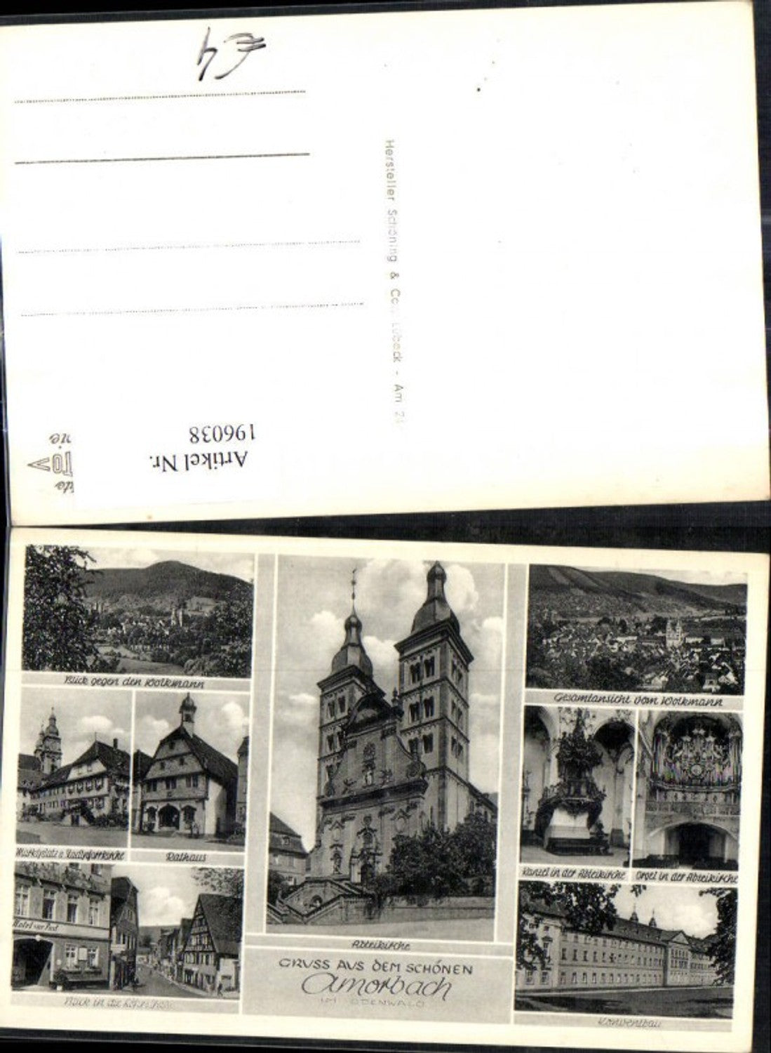 196038, Amorbach Multi-image Ak
