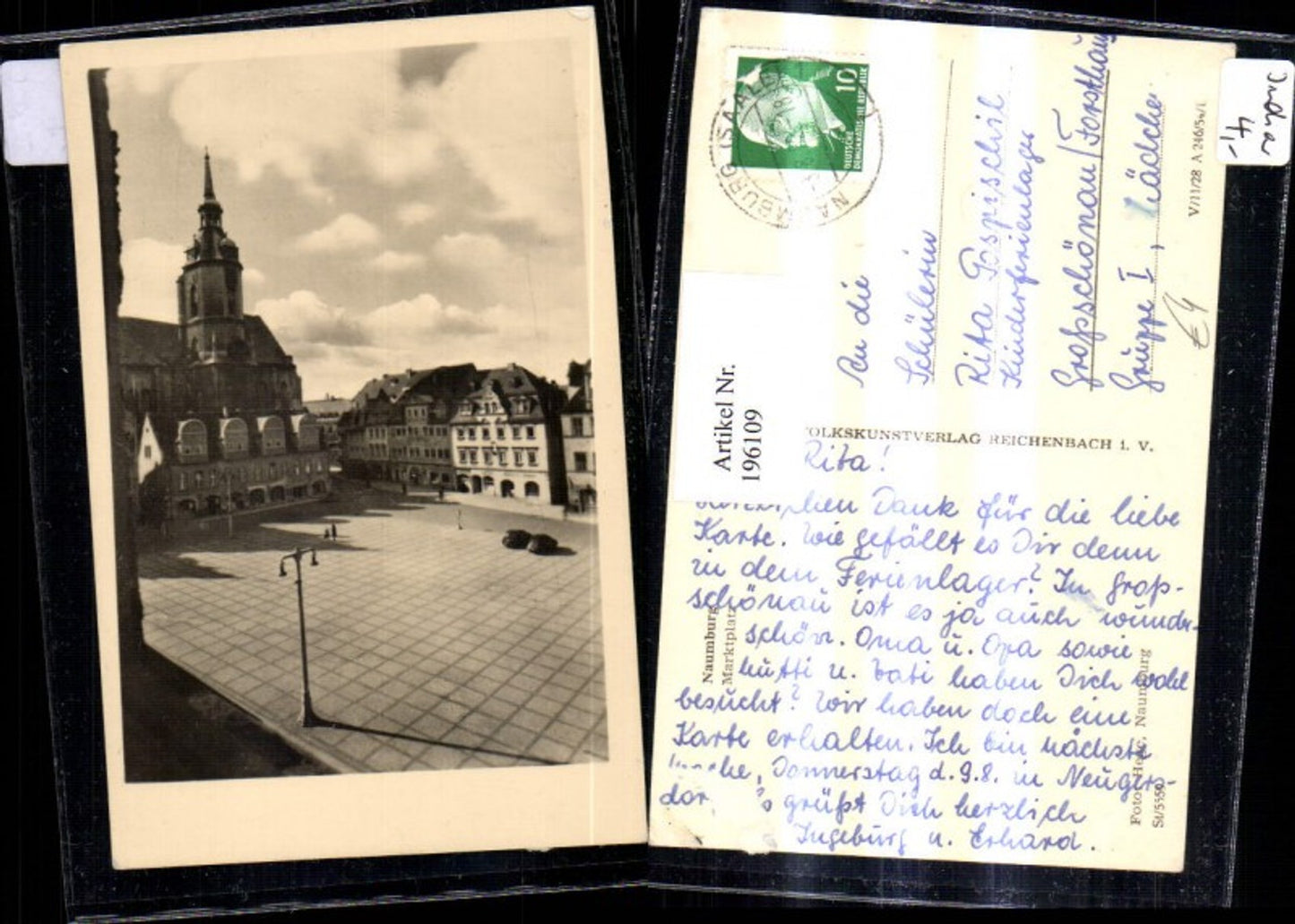 196109,Naumberg a. d. Saale Marktplatz Platz