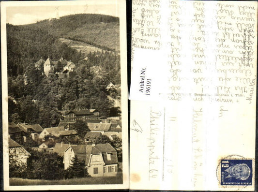 196191,Elgersburg Burg m. Hoher Warte