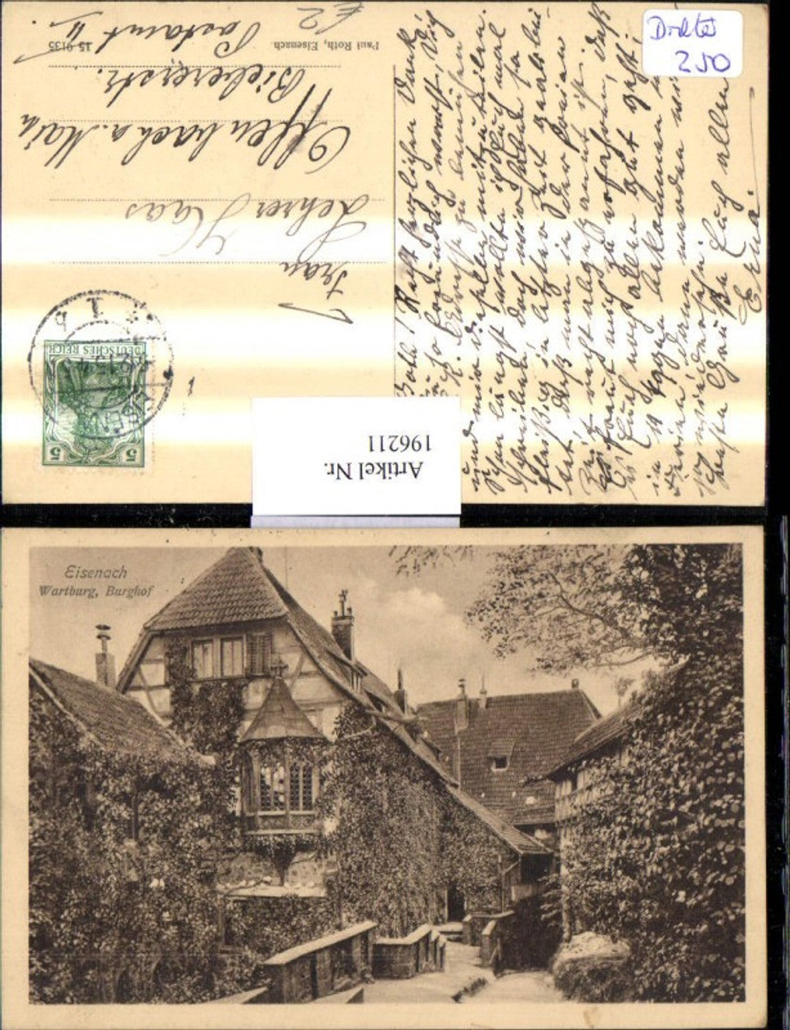 196211, Eisenach Wartburg Castle Burghof