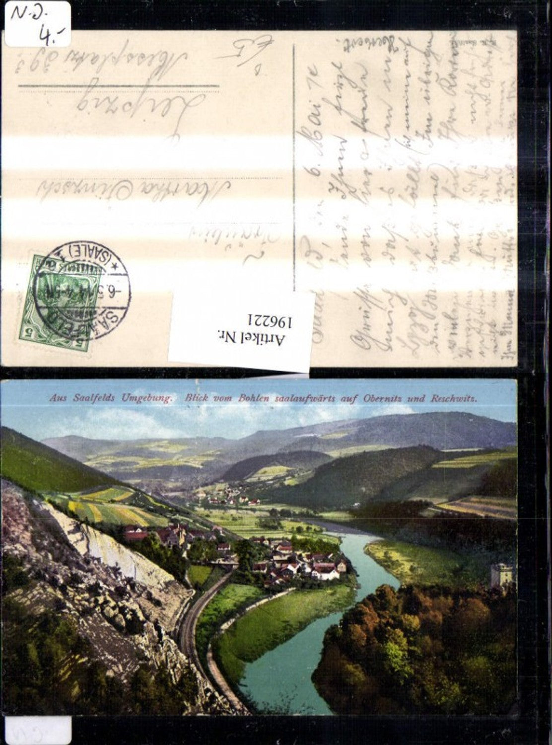 196221,View from Saalfeld's surroundings from Bohlen upstream towards Obernitz and Reschwitz