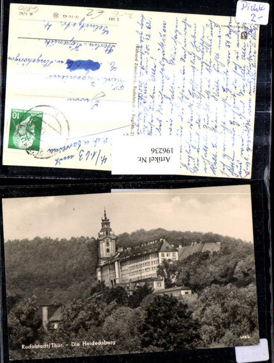 196236, Rudolstadt in Thuringia The Heidecksburg