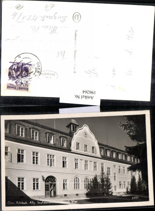 196264,Ober-Rohrbach Allgemeine Invalidenversicherungsanstalt Wien