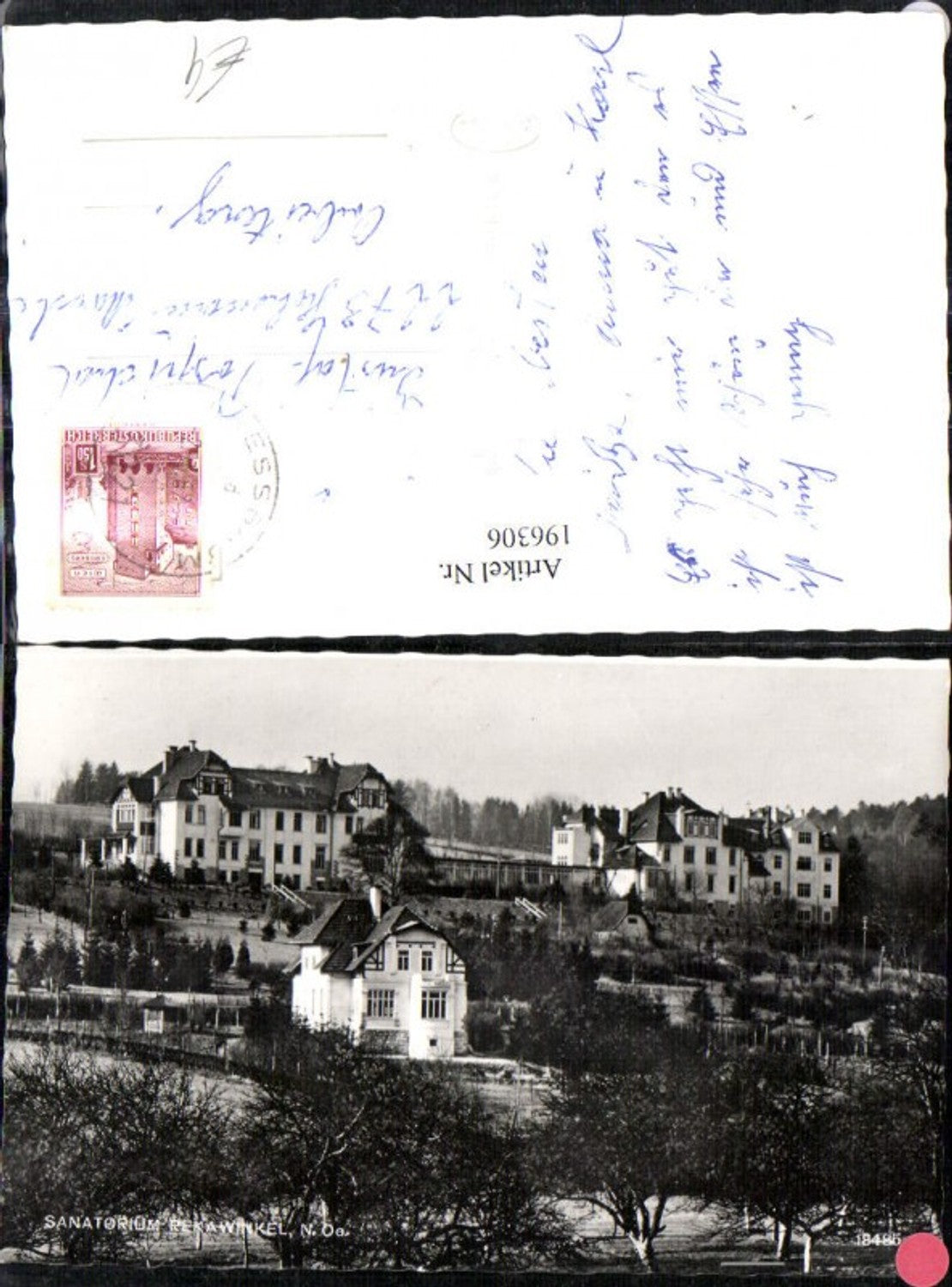 196306,Sanatorium Rekawinkel b. Preßbaum