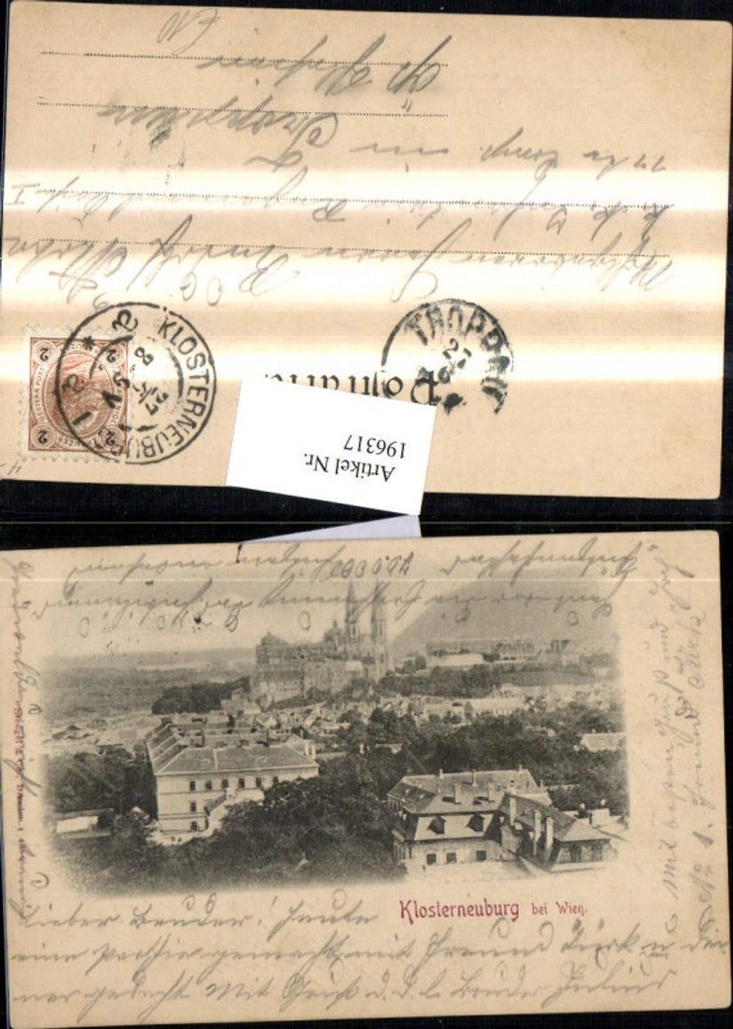 196317,Klosterneuburg b. Wien Teilansicht