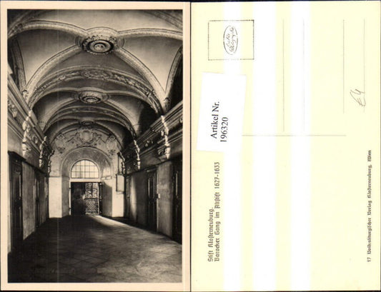 196320,Stift Klosterneuburg Barocker Gang im Altstift Innenansicht