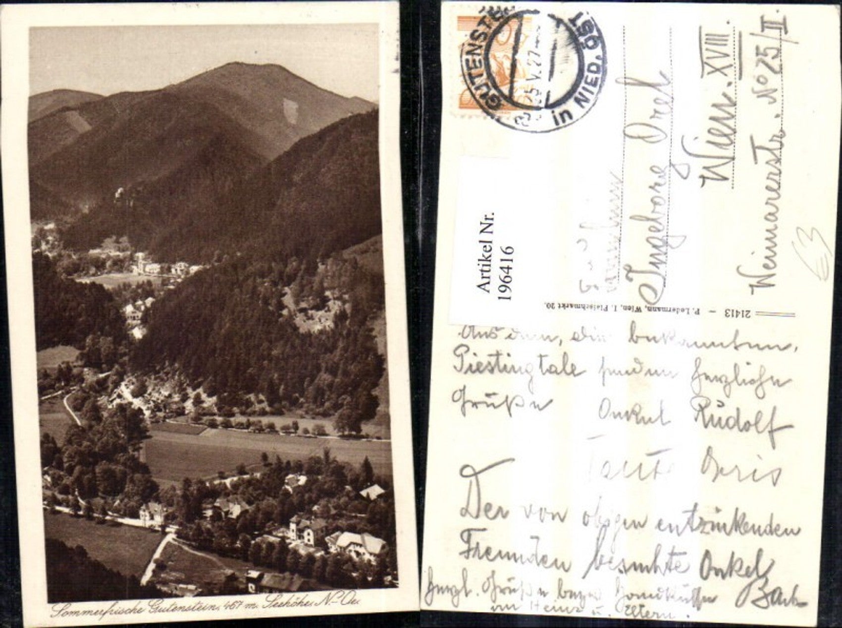 Alte Ansichtskarte – Old Postcard