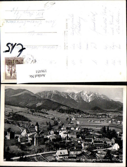 196451,Puchberg am Schneeberg Totale