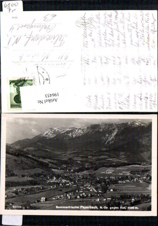196453,Payerbach Totale geg. Rax