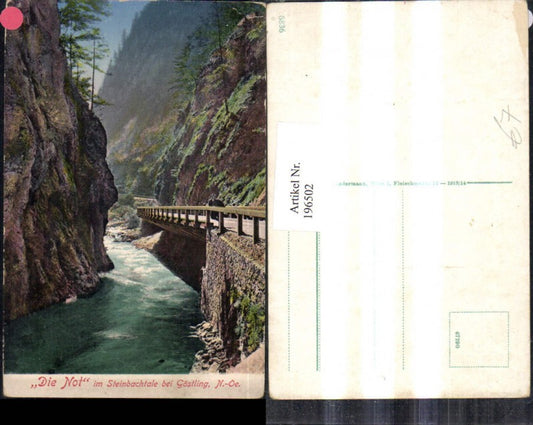 196502,Steinbachtale b. Göstling „Die Not“ Partie