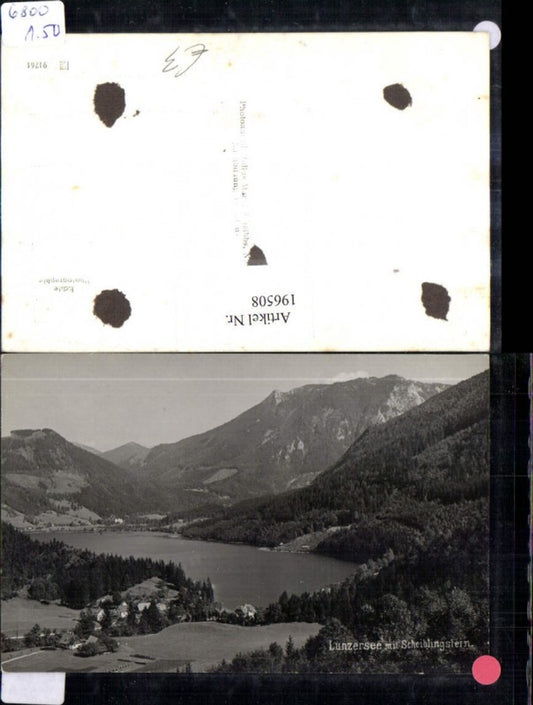 196508,Lunzersee b. Lunz am See m. Scheiblingstein