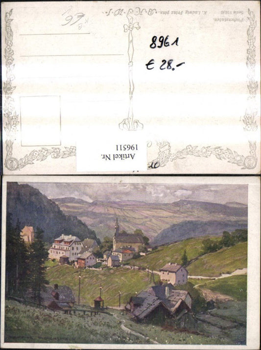 196511,Künstler AK Ludwig Prinz Puchenstuben Totale
