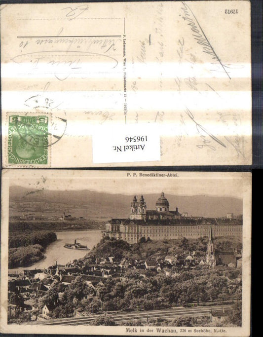 196546,Melk i. d. Wachau Teilansicht Benediktiner-Abtei Stift